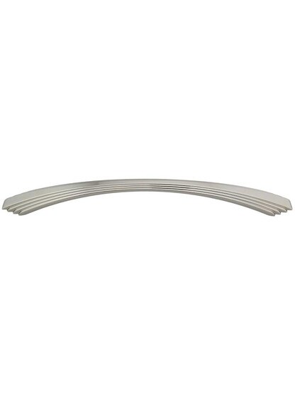 Sydney Flair Cabinet Pull - 9 inch Center-to-Center in Polished Nickel.